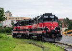 AOK 2018 and another Geep rest on the UP interchange track 